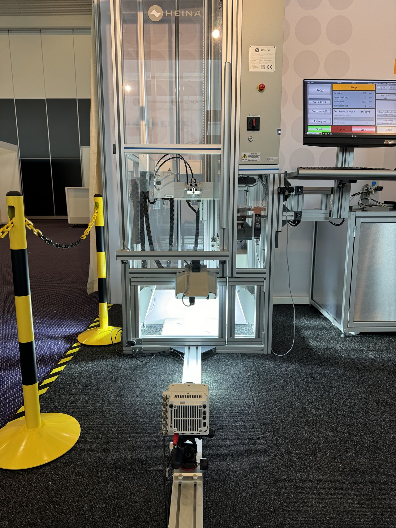 VEO Heina Drop test setup 2
