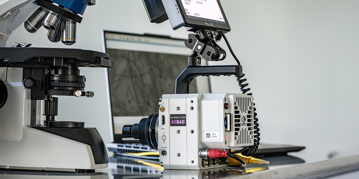 phantom kt840 side of microscope